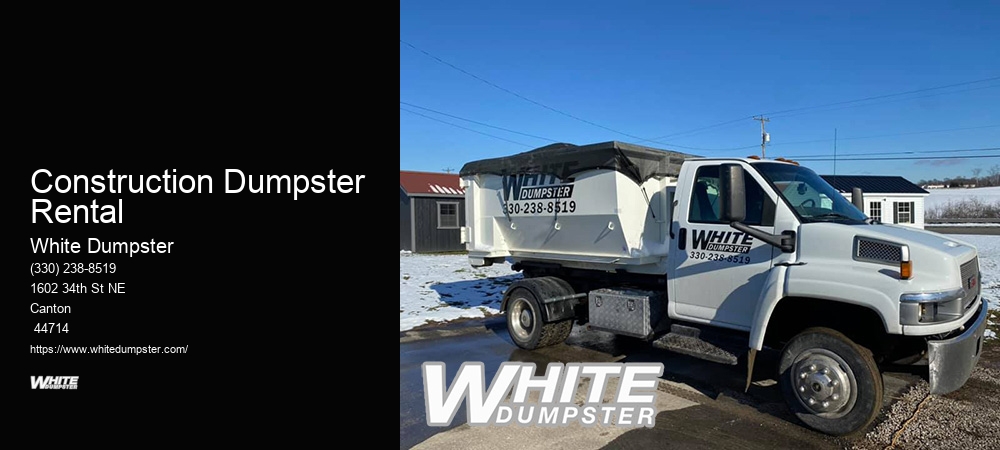Construction Dumpster Rental