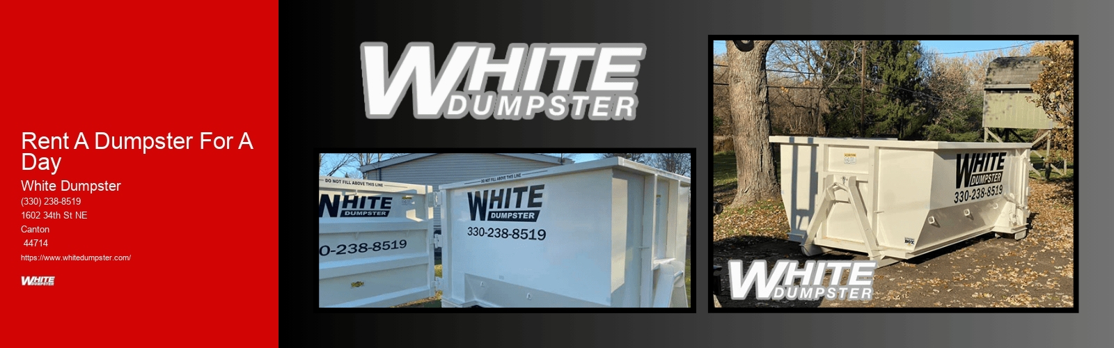 Rent A Dumpster For A Day